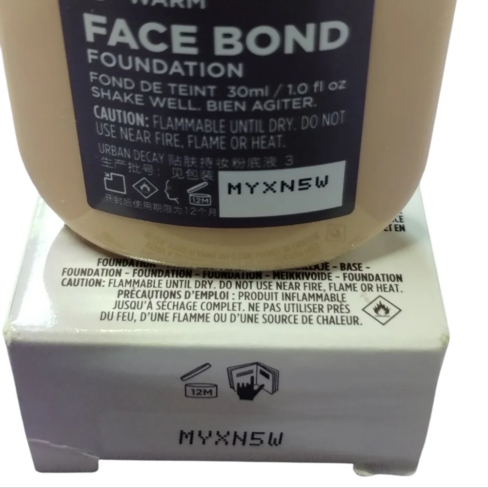 Urban Decay Women's Face Bond Waterproof Foundation up to 24Hr 3 Fair‎ Warm